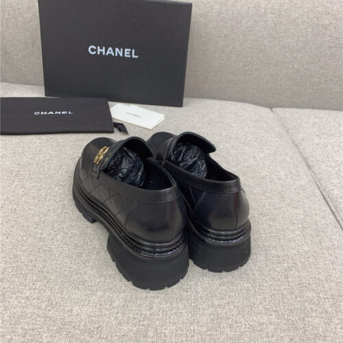 High Quality Luxury Chanel New Thick Sole Loafers – Style 00710 product detail