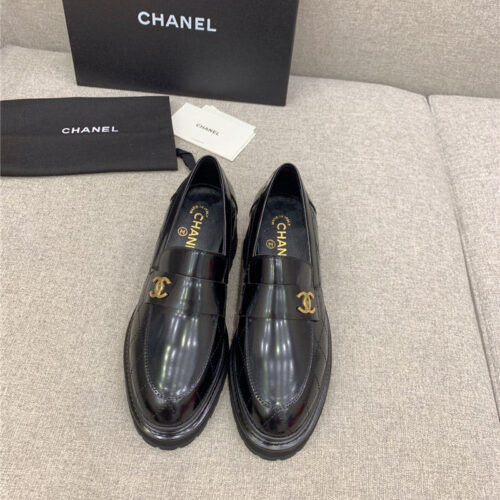 High Quality Luxury Chanel New Thick Sole Loafers – Style 31782 product detail