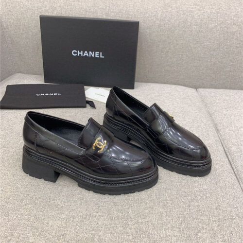 High Quality Luxury Chanel New Thick Sole Loafers – Style 31782