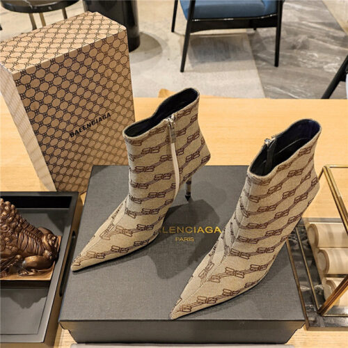 High Quality Luxury Balenciaga Pointed Toe Stiletto Boots product detail