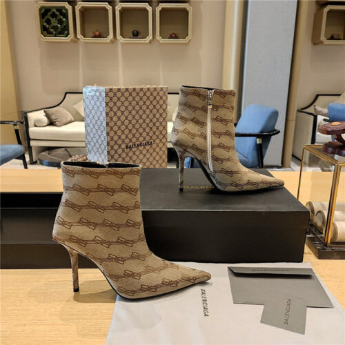 High Quality Luxury Balenciaga Pointed Toe Stiletto Boots product detail
