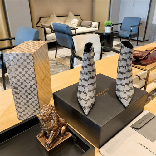 High Quality Luxury Balenciaga Pointed Toe Stiletto Boots – Style 99203 product detail