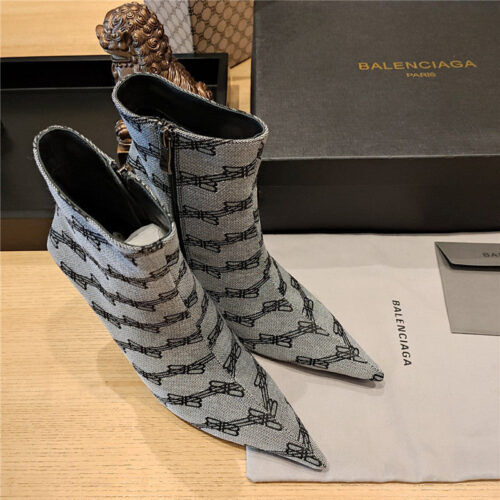 High Quality Luxury Balenciaga Pointed Toe Stiletto Boots – Style 99203 product detail