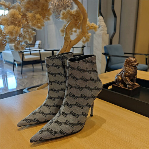 High Quality Luxury Balenciaga Pointed Toe Stiletto Boots – Style 99203 product detail