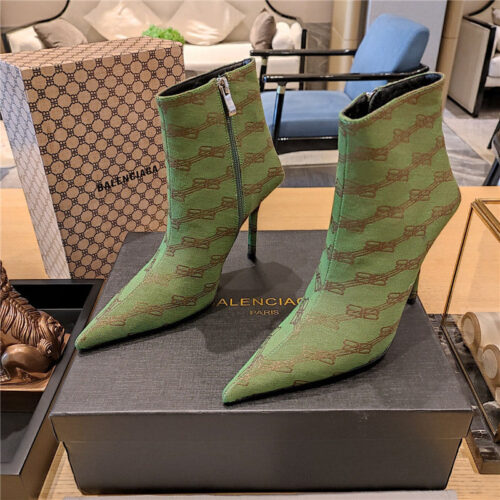 High Quality Luxury Balenciaga Pointed Toe Stiletto Boots – Style 97507 product detail