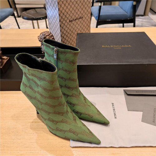 High Quality Luxury Balenciaga Pointed Toe Stiletto Boots – Style 97507 product detail