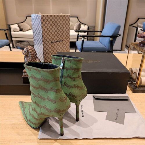 High Quality Luxury Balenciaga Pointed Toe Stiletto Boots – Style 97507 product detail