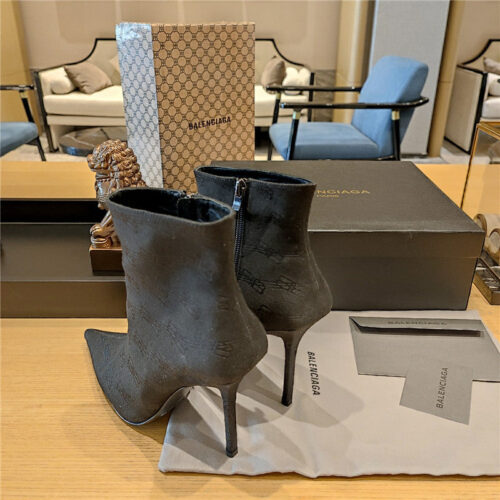 High Quality Luxury Balenciaga Pointed Toe Stiletto Boots – Style 28579 product detail