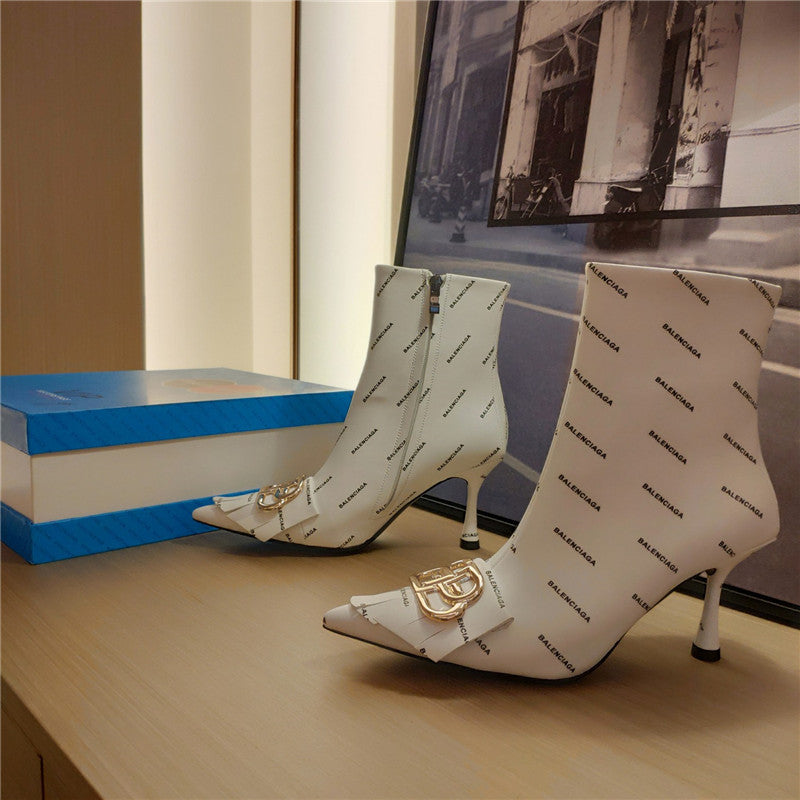 High Quality Luxury Balenciaga High Heel Couture Boots