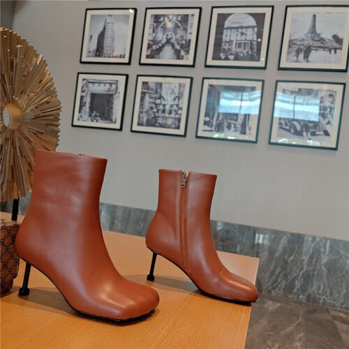 High Quality Luxury Balenciaga Five Toe High Heel Mid Boots product detail