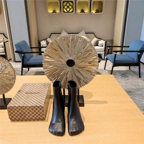 High Quality Luxury Balenciaga Five Toe High Heel Mid Boots – Style 15203 product detail