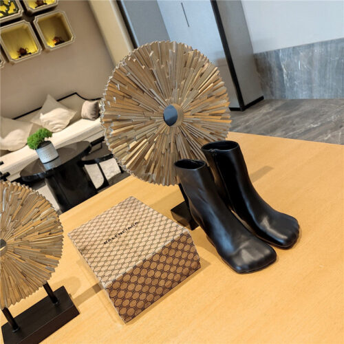 High Quality Luxury Balenciaga Five Toe High Heel Mid Boots – Style 15203 product detail