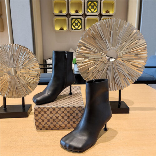High Quality Luxury Balenciaga Five Toe High Heel Mid Boots – Style 15203