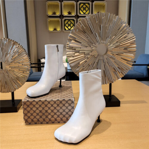 High Quality Luxury Balenciaga Five Toe High Heel Mid Boots – Style 80739