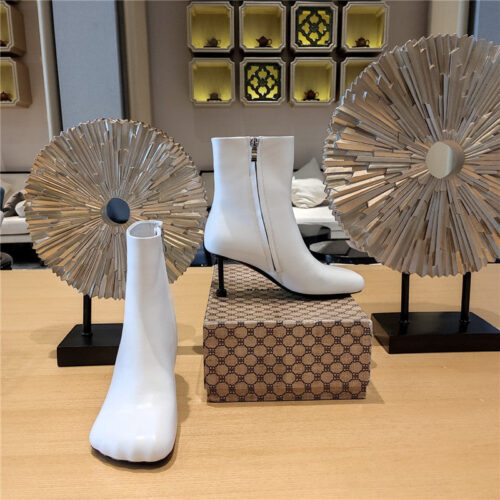 High Quality Luxury Balenciaga Five Toe High Heel Mid Boots – Style 80739 alternate view