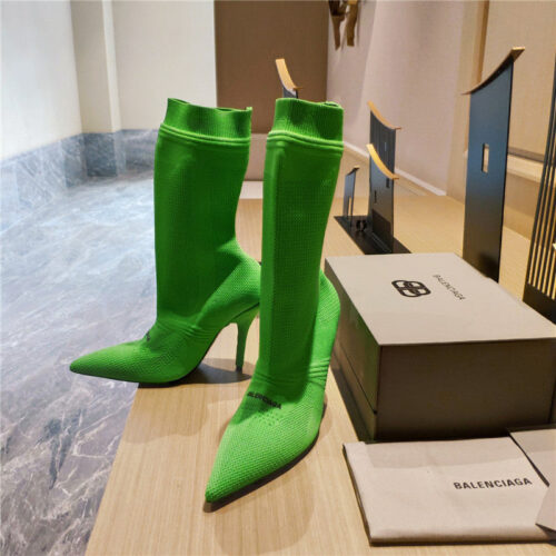 High Quality Luxury Balenciaga High Heel Sock Boots – Style 62627