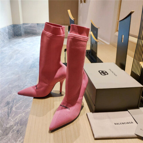 High Quality Luxury Balenciaga High Heel Sock Boots – Style 93699