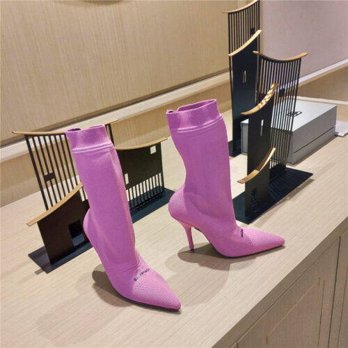 High Quality Luxury Balenciaga High Heel Sock Boots – Style 93699 alternate view