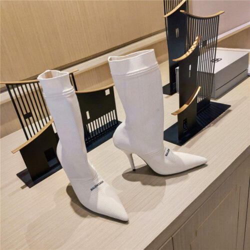 High Quality Luxury Balenciaga High Heel Sock Boots – Style 90307 alternate view