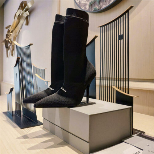 High Quality Luxury Balenciaga High Heel Sock Boots – Style 21379 product detail