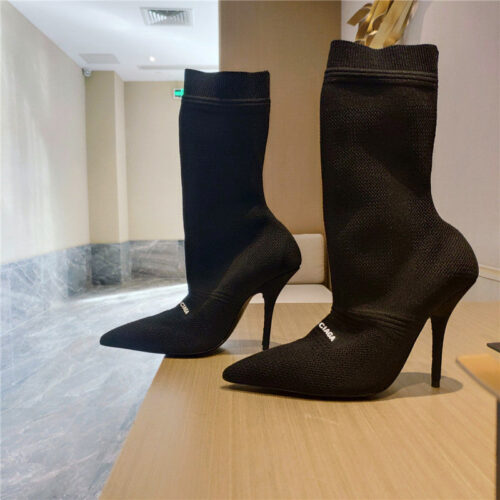 High Quality Luxury Balenciaga High Heel Sock Boots – Style 21379 alternate view