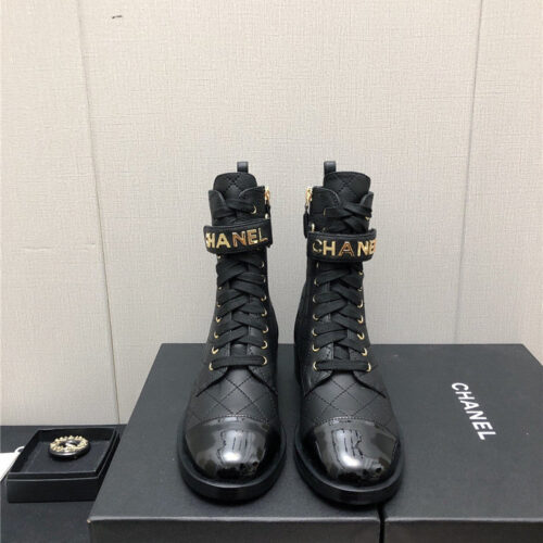 High Quality Luxury Chanel Leather Outsole Martin Boots – Style 95814 product detail