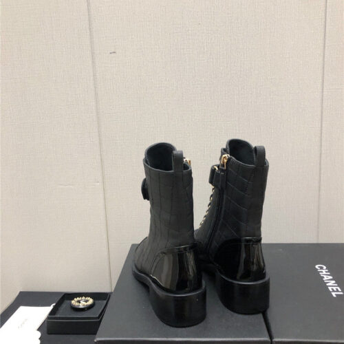 High Quality Luxury Chanel Leather Outsole Martin Boots – Style 95814 product detail