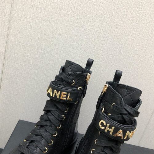 High Quality Luxury Chanel Leather Outsole Martin Boots – Style 95814 product detail