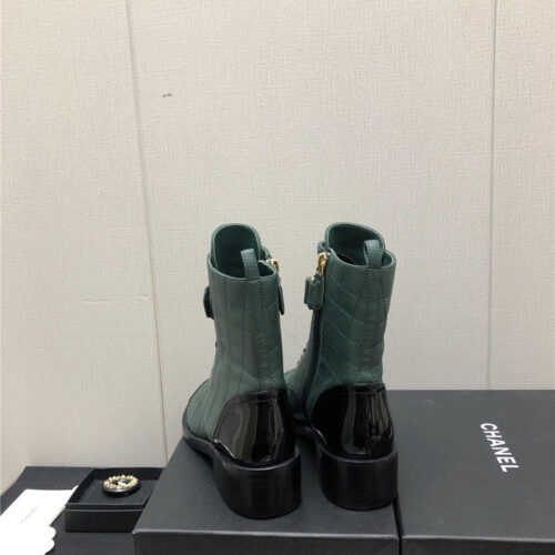 High Quality Luxury Chanel Leather Outsole Martin Boots – Style 94118 product detail