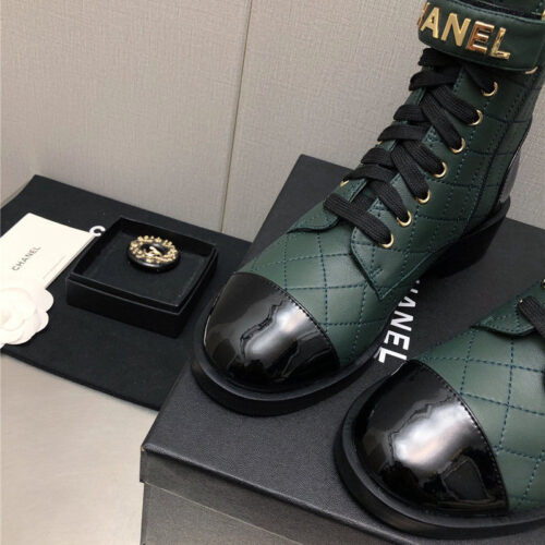 High Quality Luxury Chanel Leather Outsole Martin Boots – Style 94118 product detail