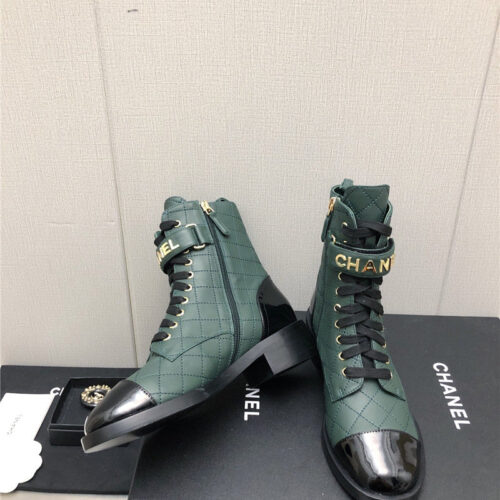 High Quality Luxury Chanel Leather Outsole Martin Boots – Style 94118 product detail