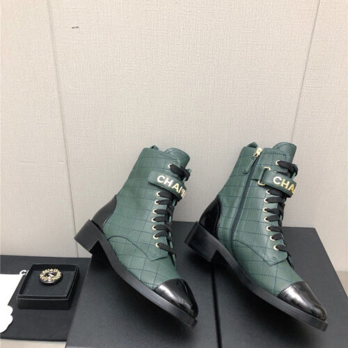 High Quality Luxury Chanel Leather Outsole Martin Boots – Style 94118 alternate view