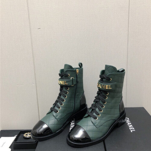 High Quality Luxury Chanel Leather Outsole Martin Boots – Style 94118