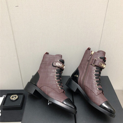 High Quality Luxury Chanel Leather Outsole Martin Boots – Style 92422 product detail