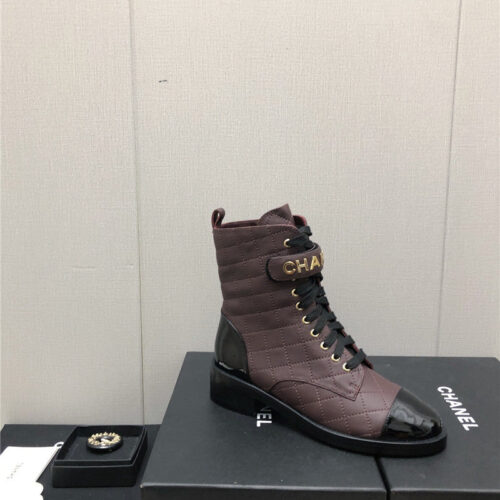High Quality Luxury Chanel Leather Outsole Martin Boots – Style 92422 alternate view