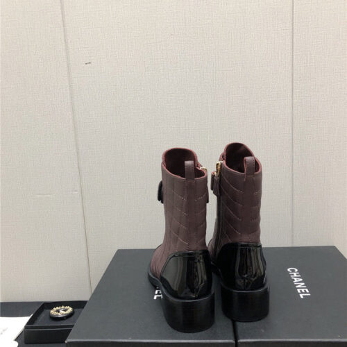 High Quality Luxury Chanel Leather Outsole Martin Boots – Style 92422 product detail