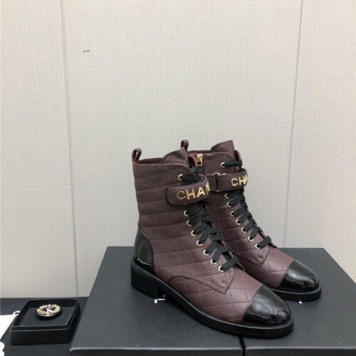 High Quality Luxury Chanel Leather Outsole Martin Boots – Style 92422 product detail