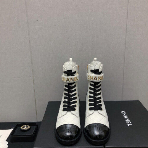 High Quality Luxury Chanel Leather Outsole Martin Boots – Style 23494 product detail