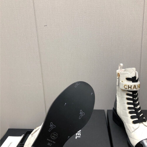 High Quality Luxury Chanel Leather Outsole Martin Boots – Style 23494 product detail