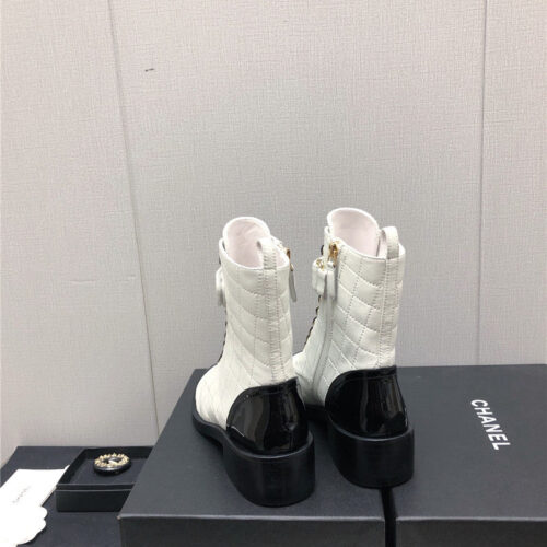 High Quality Luxury Chanel Leather Outsole Martin Boots – Style 23494 product detail
