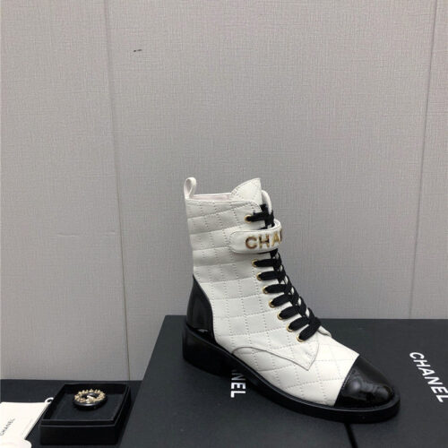 High Quality Luxury Chanel Leather Outsole Martin Boots – Style 23494 product detail