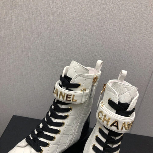 High Quality Luxury Chanel Leather Outsole Martin Boots – Style 23494 product detail