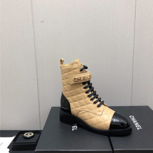 High Quality Luxury Chanel Leather Outsole Martin Boots alternate view
