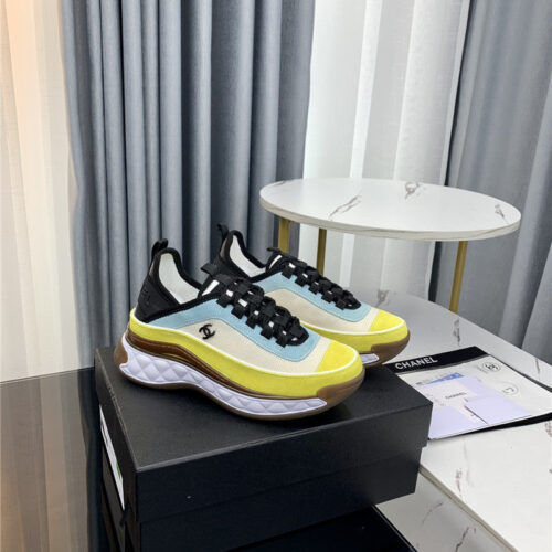 High Quality Luxury Chanel New Color Matching Casual Sneakers