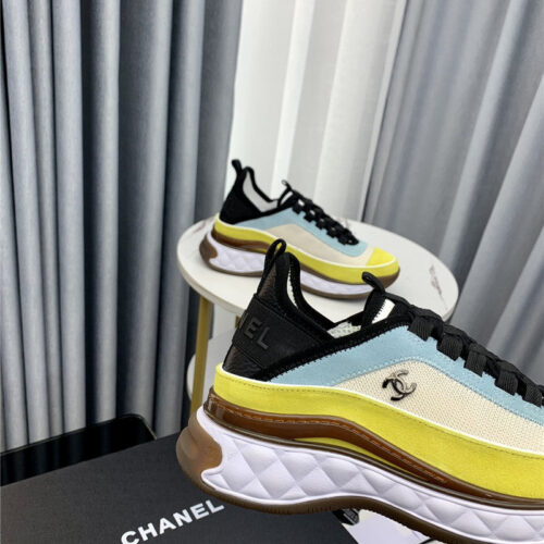 High Quality Luxury Chanel New Color Matching Casual Sneakers product detail