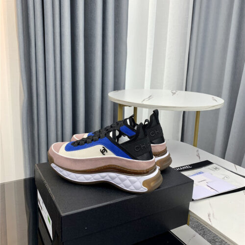 High Quality Luxury Chanel New Color Matching Casual Sneakers – Style 94150 product detail