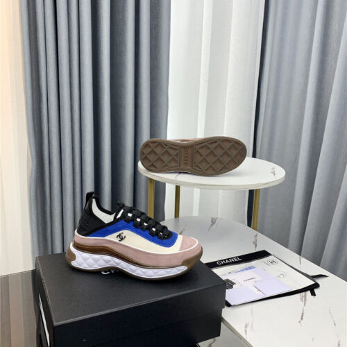 High Quality Luxury Chanel New Color Matching Casual Sneakers – Style 94150 product detail