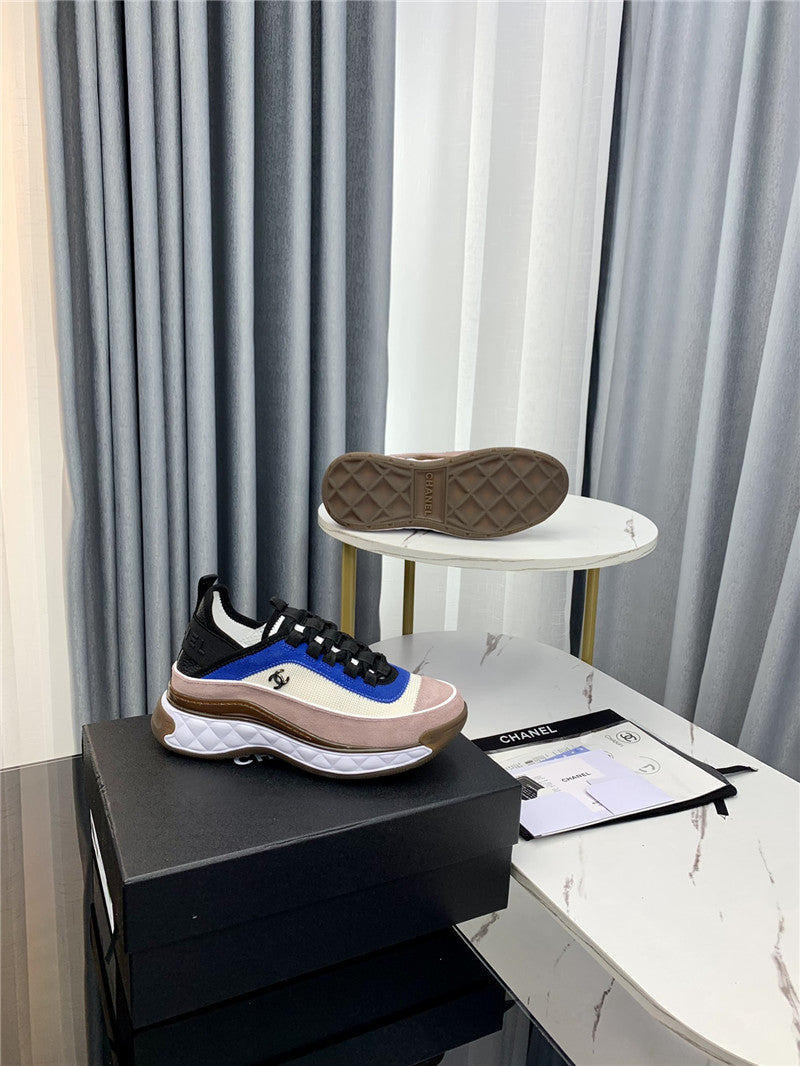 High Quality Luxury Chanel New Color Matching Casual Sneakers – Style 94150 product detail