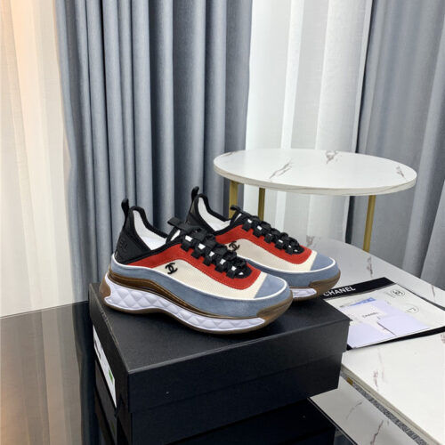 High Quality Luxury Chanel New Color Matching Casual Sneakers – Style 92454