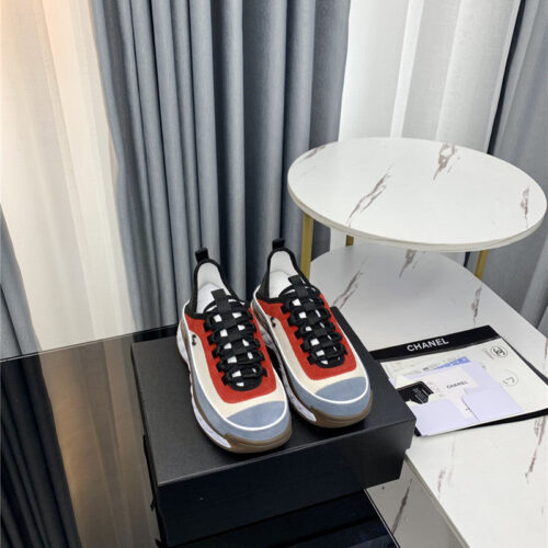 High Quality Luxury Chanel New Color Matching Casual Sneakers – Style 92454 product detail